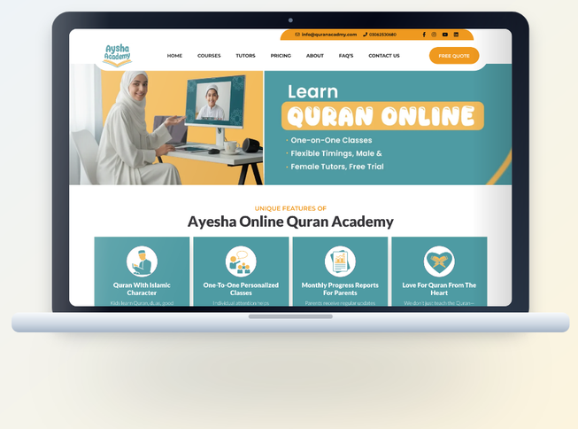 Quran Academy website